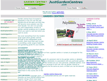 Tablet Screenshot of justgardencentres.com